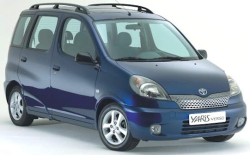 Auto raamfolie voor de Toyota Yaris Verso