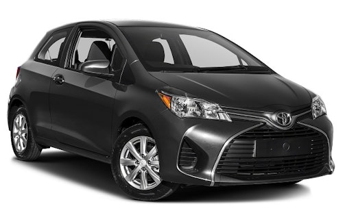 Auto raamfolie voor de Toyota Yaris 3-d
