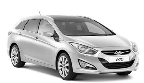 Auto raamfolie voor de Hyundai i40 combi