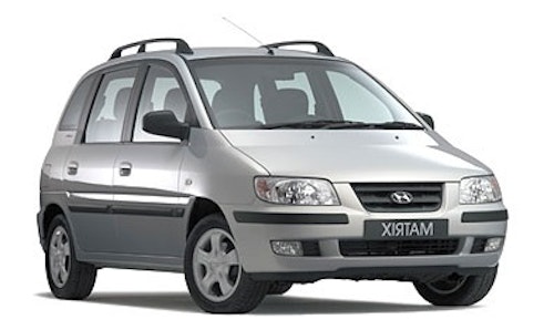 Auto raamfolie voor de Hyundai Matrix