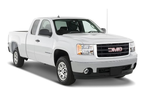 Auto raamfolie voor de GMC Sierra Extended cab