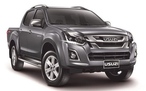 Auto raamfolie voor de Isuzu Crew Cab