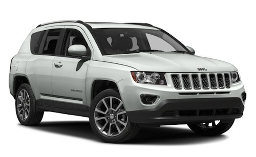 Auto raamfolie voor de Jeep Compass