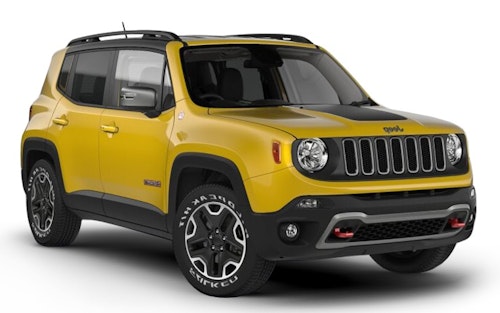 Auto raamfolie voor de Jeep Renegade