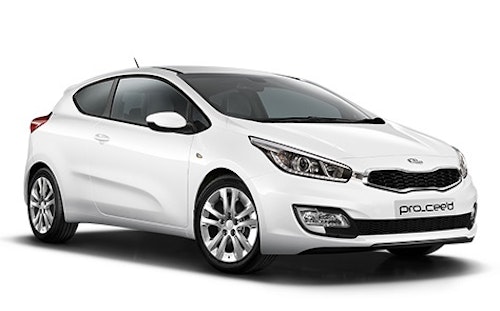 Auto raamfolie voor de Kia Pro Ceed 3-deurs