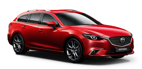 Auto raamfolie voor de Mazda 6 combi