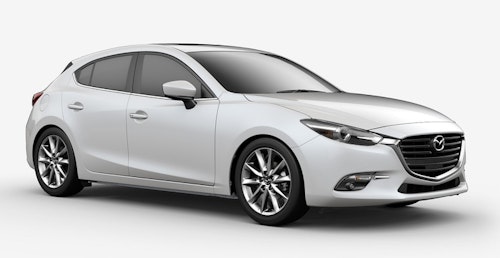 Auto raamfolie voor de Mazda 3 5-deurs