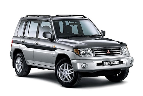 Auto raamfolie voor de Mitsubishi Pajero Pinin