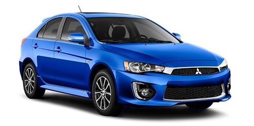 Auto raamfolie voor de Mitsubishi Lancer Sportback