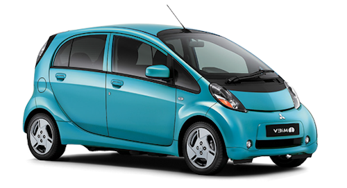 Auto raamfolie voor de Mitsubishi I-Miev