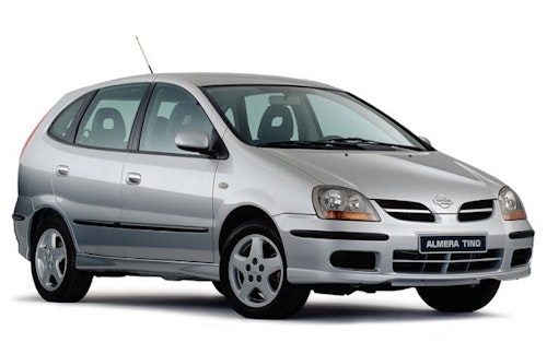 Auto raamfolie voor de Nissan Almera Tino