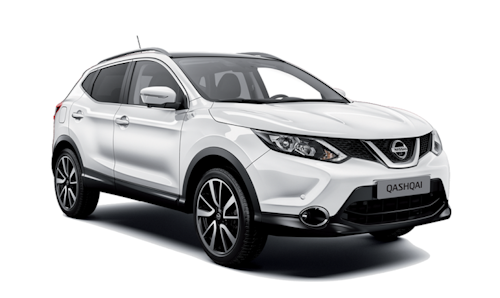 Auto raamfolie voor de Nissan Qashqai