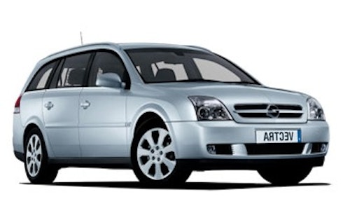 Auto raamfolie voor de Opel Vectra combi