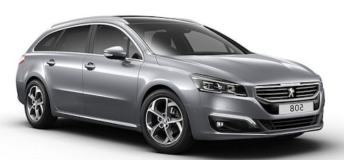 Auto raamfolie voor de Peugeot 508