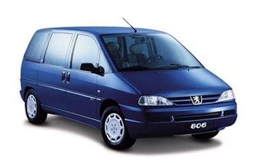 Auto raamfolie voor de Peugeot 806