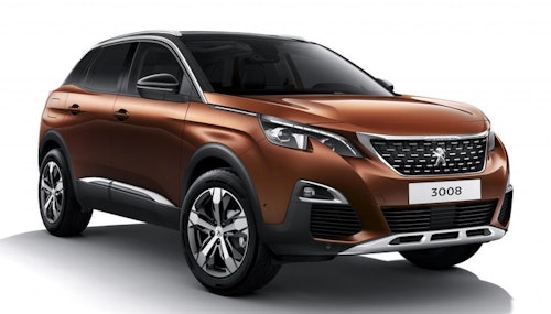 Auto raamfolie voor de Peugeot 3008