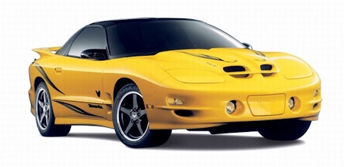 Auto raamfolie voor de Pontiac Trans Am