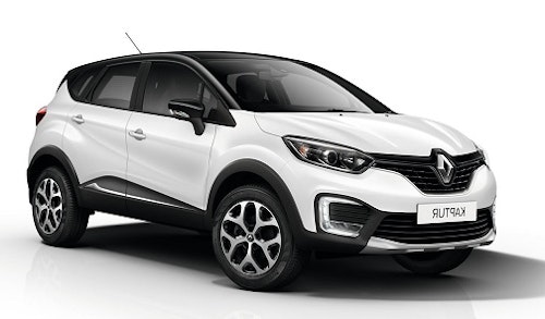 Auto raamfolie voor de Renault Captur