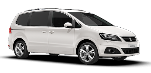 Auto raamfolie voor de Seat Alhambra