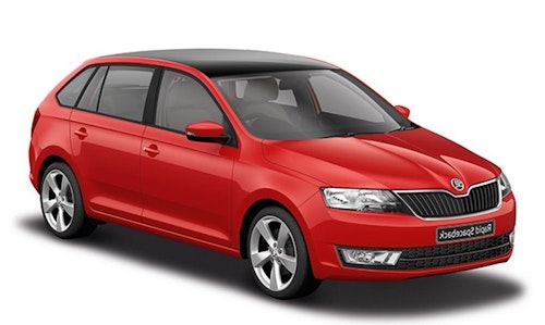 Auto raamfolie voor de Skoda Rapid Spaceback