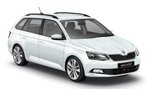 Auto raamfolie voor de Skoda Fabia Combi