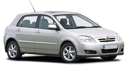 Auto raamfolie voor de Toyota Corolla 5-d.
