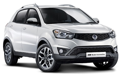 Auto raamfolie voor de Ssangyong Korando