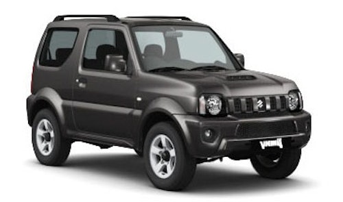 Auto raamfolie voor de Suzuki Jimny