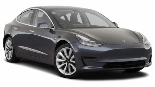 Auto raamfolie voor de Tesla Model 3