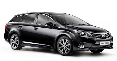 Auto raamfolie voor de Toyota Avensis Touring