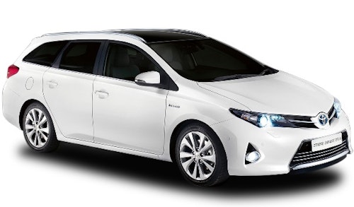 Auto raamfolie voor de Toyota Auris Touring