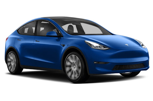 Auto raamfolie voor de Tesla Model Y