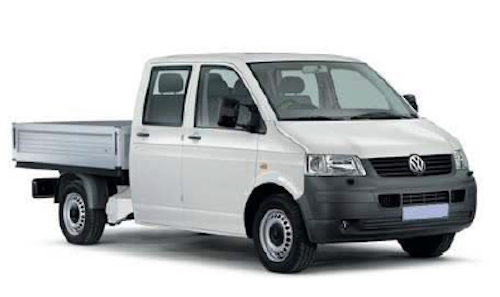 Auto raamfolie voor de Volkswagen T6 Crew cab