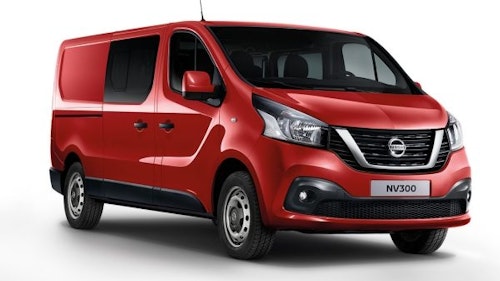 Auto raamfolie voor de Nissan NV300 crew