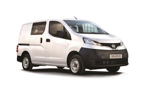 Auto raamfolie voor de Nissan NV200 crew