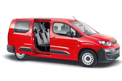 Auto raamfolie voor de Citroën Berlingo Crew Cab