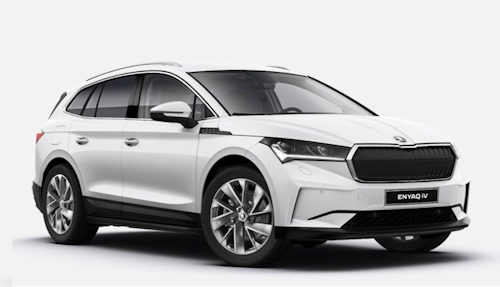 Auto raamfolie voor de Skoda Enyaq.