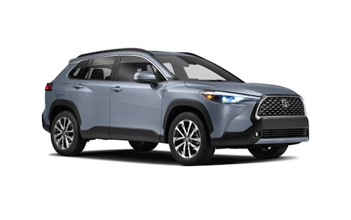 Auto raamfolie voor de Toyota Corolla Cross.