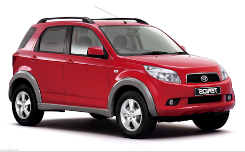 Raamen blinderen Daihatsu Terios