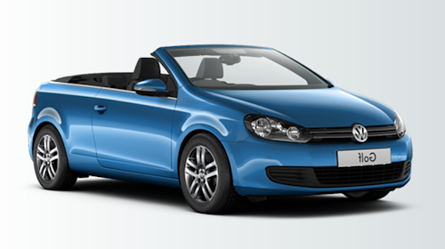 Auto raamfolie voor de Volkswagen Golf cabriolet