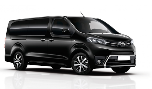 Auto raamfolie voor de Toyota Proace L3.