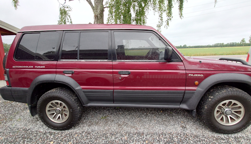 Raamen blinderen Mitsubishi Pajero Shogun