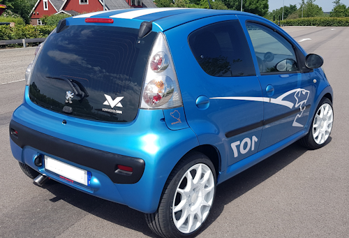 Raamen blinderen Peugeot 107 5-d