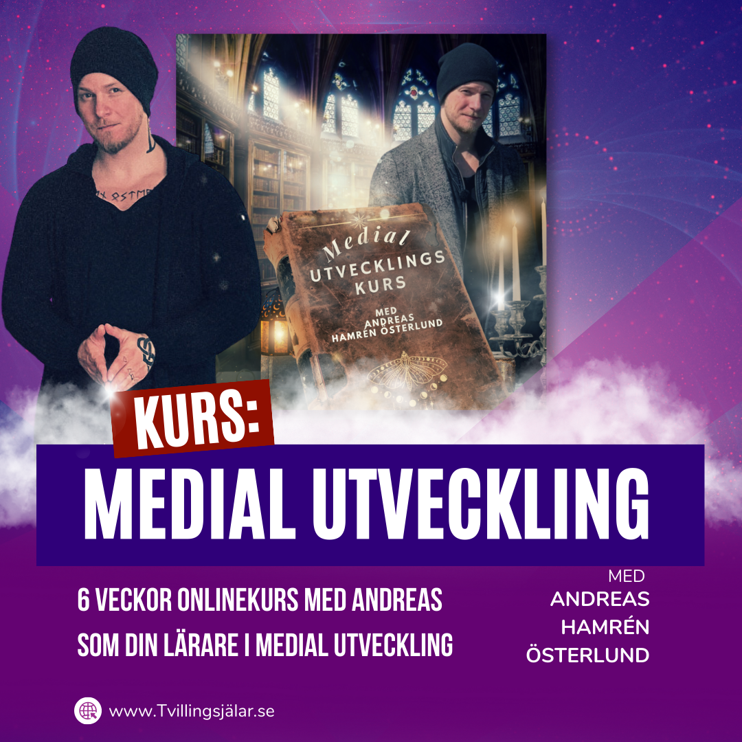 MEDIAL UTVECKLING LIVE - Träna upp din mediala sida med Andreas Hamrén Österlund (Från 166 kr/mån)