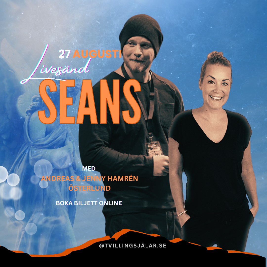 LIVESÄND SEANS 27 AUGUSTI 20:00 MED ANDREAS & JENNY HAMRÉN ÖSTERLUND