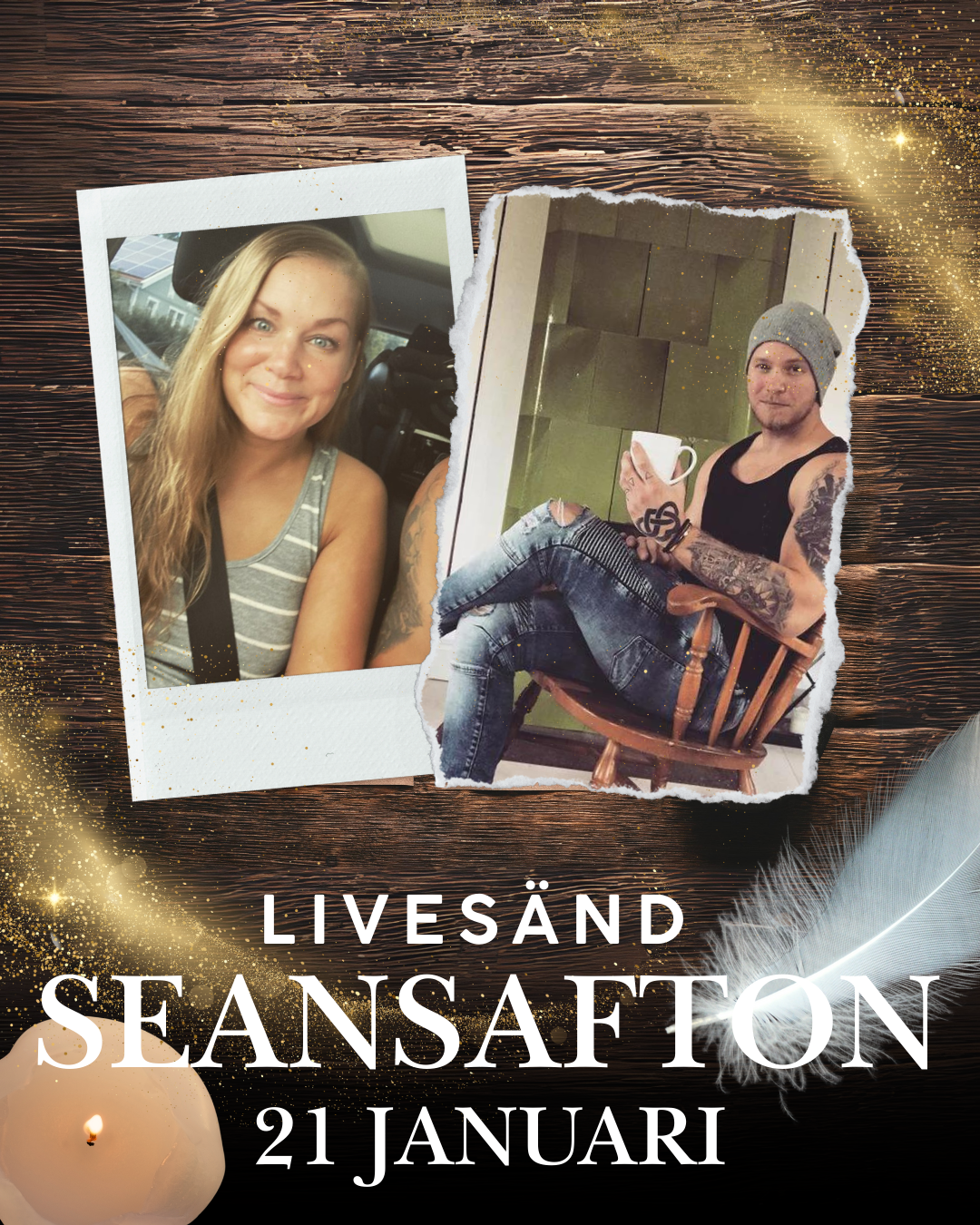 LIVESÄND STORSEANS MED ANDREAS & JENNY HAMRÉN ÖSTERLUND  27 MARS