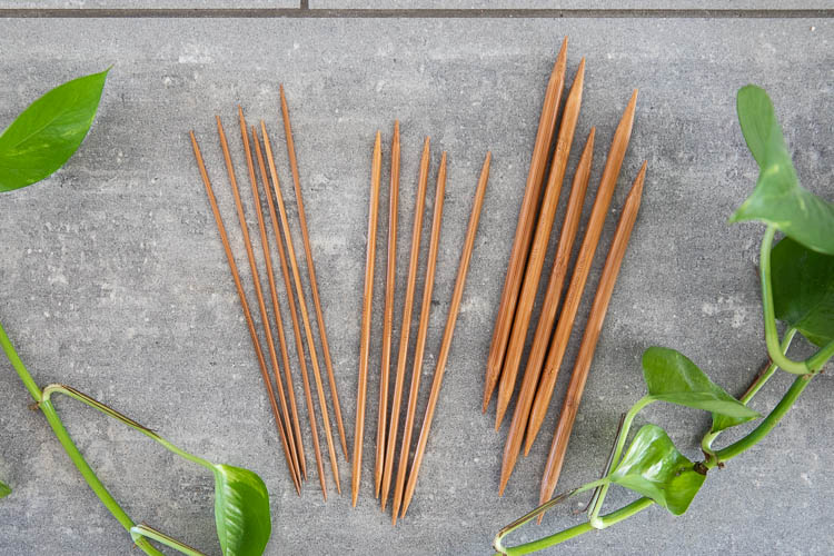 Chiaogoo Bamboo Patina Strumpstickor 20 cm