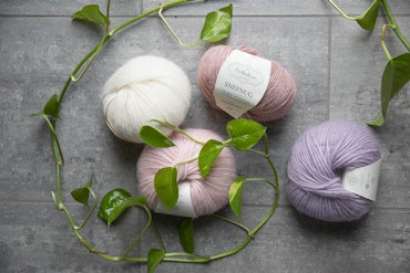 CaMaRose Snefnug -  blowgarn i naturmaterial