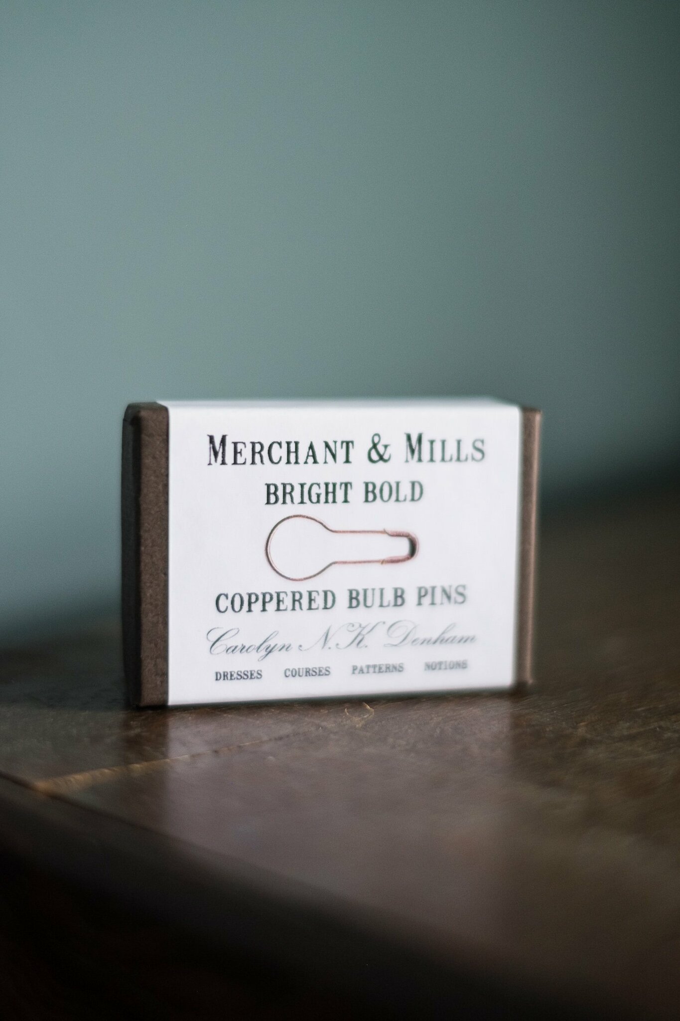 Merchant & Mills Coppered Bulb Pins - kopparfärgade säkerhetsnålar eller stickmarkörer