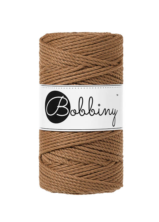 Bobbiny 3ply Macrame Rope Regular 3 mm - trippeltvinnat makramégarn